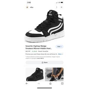 Sosenfer high top shoes